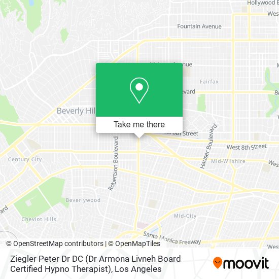 Mapa de Ziegler Peter Dr DC (Dr Armona Livneh Board Certified Hypno Therapist)