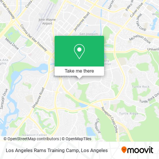 Mapa de Los Angeles Rams Training Camp