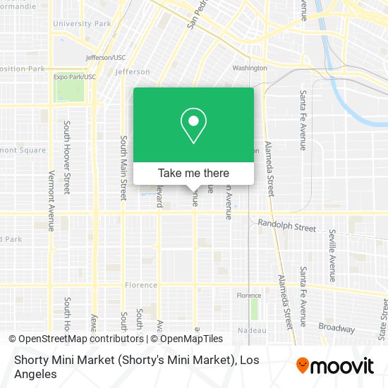 Mapa de Shorty Mini Market