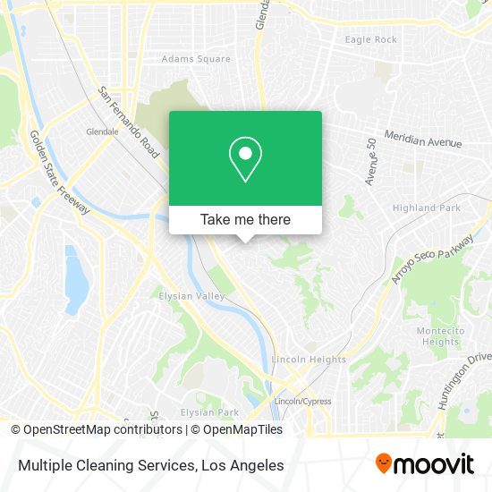 Mapa de Multiple Cleaning Services