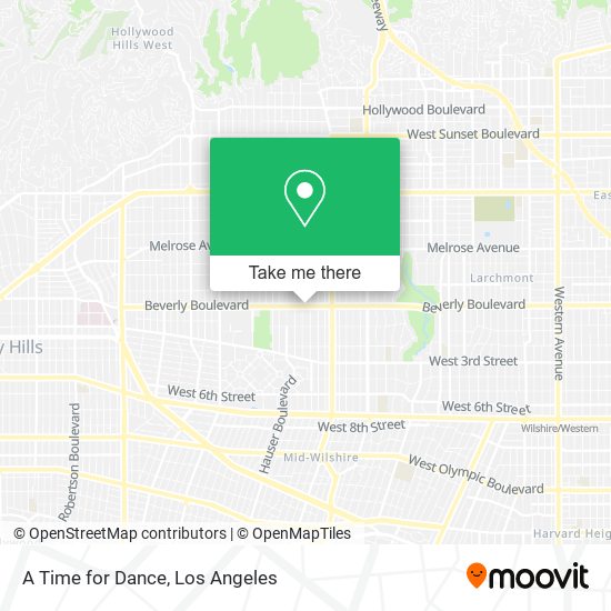 A Time for Dance map