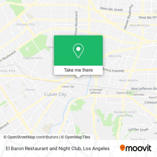El Baron Restaurant and Night Club map