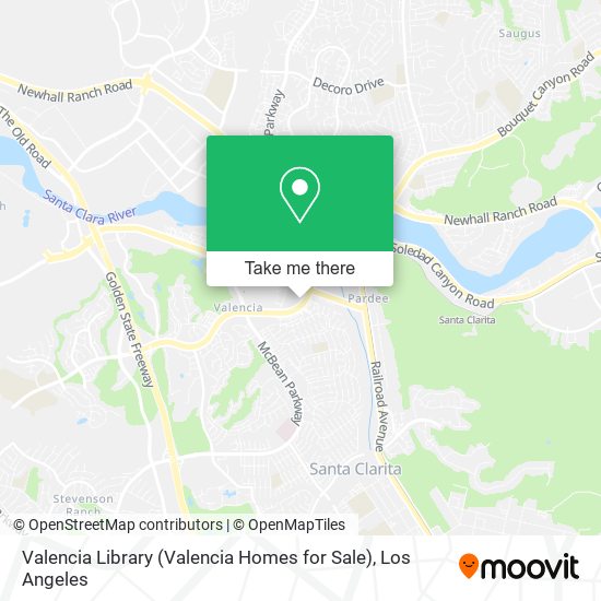 Mapa de Valencia Library (Valencia Homes for Sale)