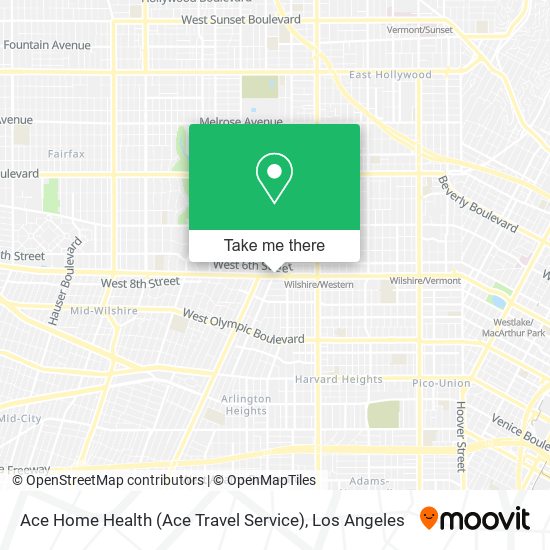 Mapa de Ace Home Health (Ace Travel Service)