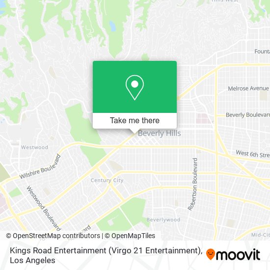 Kings Road Entertainment (Virgo 21 Entertainment) map
