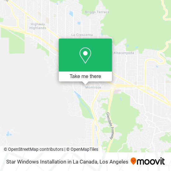 Star Windows Installation in La Canada map