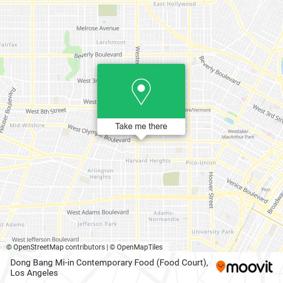 Dong Bang Mi-in Contemporary Food (Food Court) map