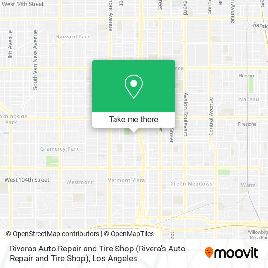 Mapa de Riveras Auto Repair and Tire Shop (Rivera's Auto Repair and Tire Shop)