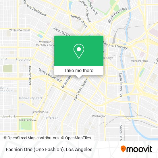 Fashion One map