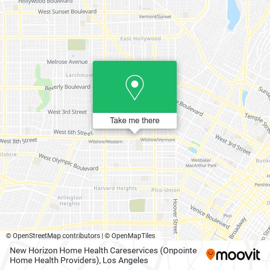 Mapa de New Horizon Home Health Careservices (Onpointe Home Health Providers)