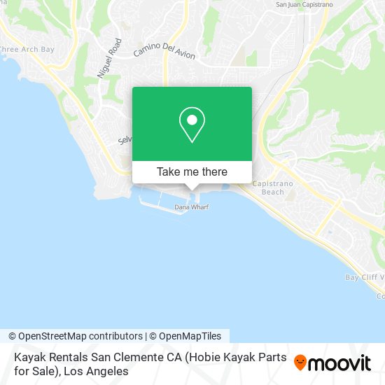 Mapa de Kayak Rentals San Clemente CA (Hobie Kayak Parts for Sale)