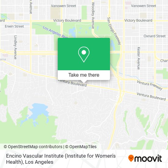 Mapa de Encino Vascular Institute (Institute for Women's Health)