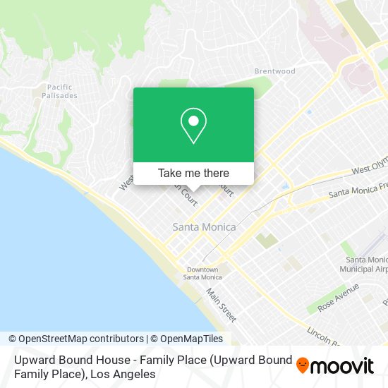 Mapa de Upward Bound House - Family Place