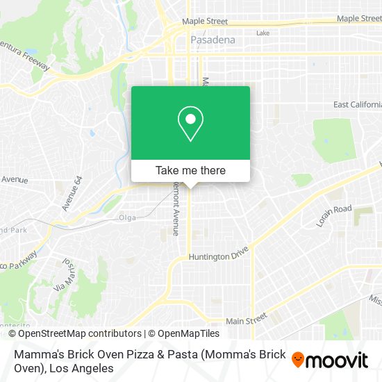 Mapa de Mamma's Brick Oven Pizza & Pasta (Momma's Brick Oven)