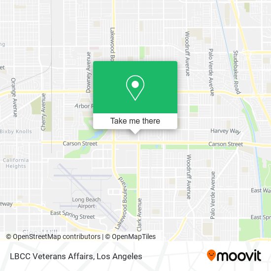 LBCC Veterans Affairs map