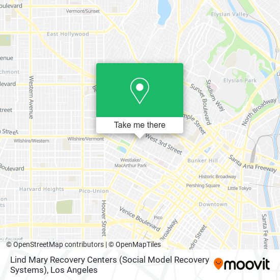 Lind Mary Recovery Centers (Social Model Recovery Systems) map