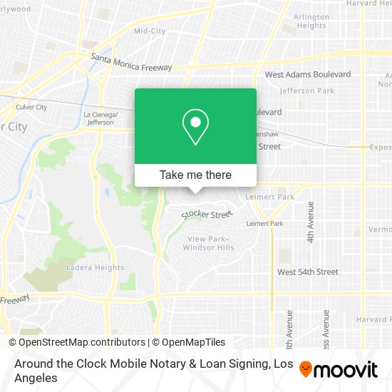 Mapa de Around the Clock Mobile Notary & Loan Signing