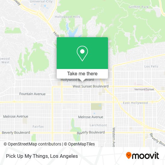 Pick Up My Things map