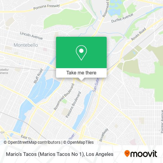 Mapa de Mario's Tacos (Marios Tacos No 1)