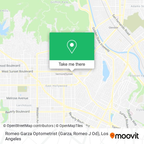 Romeo Garza Optometrist (Garza, Romeo J Od) map