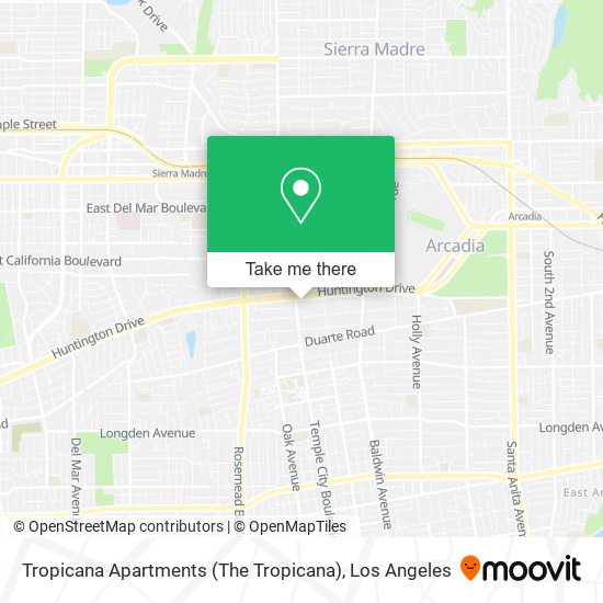 Tropicana Apartments (The Tropicana) map