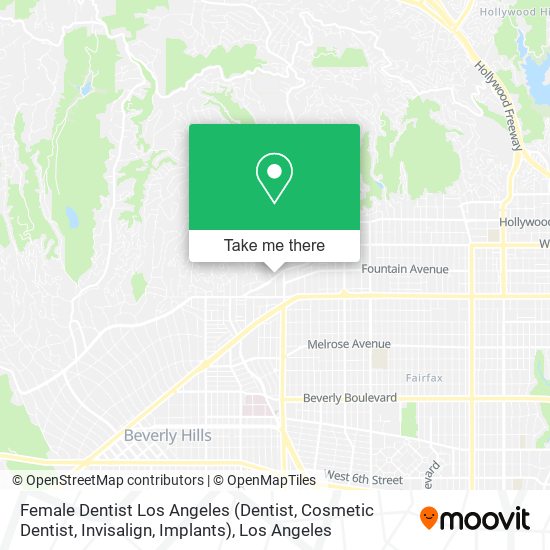 Female Dentist Los Angeles (Dentist, Cosmetic Dentist, Invisalign, Implants) map