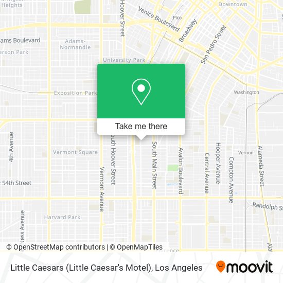 Mapa de Little Caesars (Little Caesar's Motel)