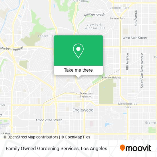 Family Owned Gardening Services map