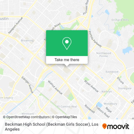 Mapa de Beckman High School (Beckman Girls Soccer)