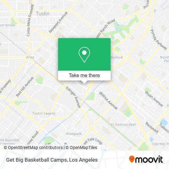 Get Big Basketball Camps map