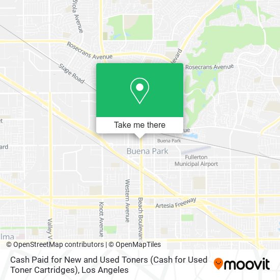 Cash Paid for New and Used Toners (Cash for Used Toner Cartridges) map