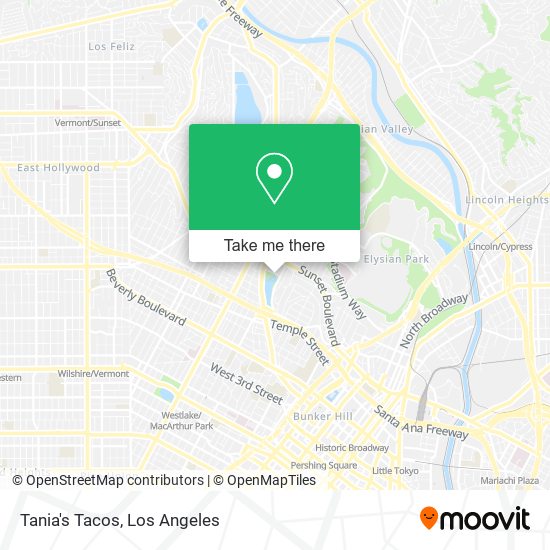 Mapa de Tania's Tacos