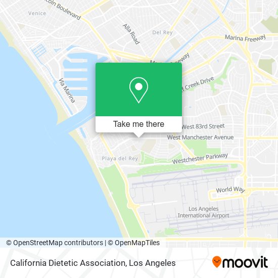 California Dietetic Association map