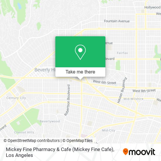 Mapa de Mickey Fine Pharmacy & Cafe