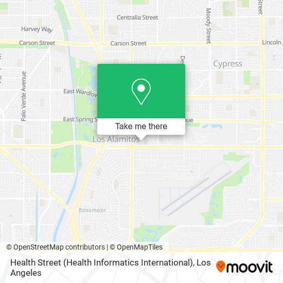 Health Street (Health Informatics International) map