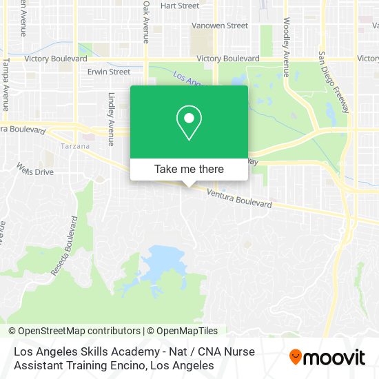 Los Angeles Skills Academy - Nat / CNA Nurse Assistant Training Encino map