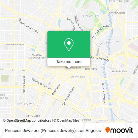 Princess Jewelers (Princess Jewelry) map