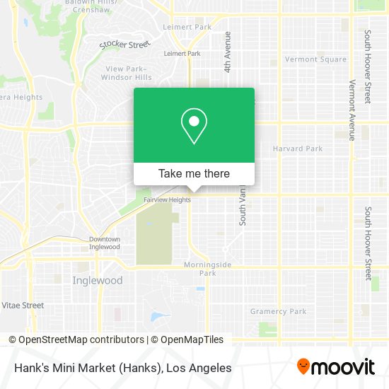 Hank's Mini Market (Hanks) map