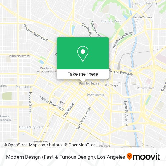 Mapa de Modern Design (Fast & Furious Design)