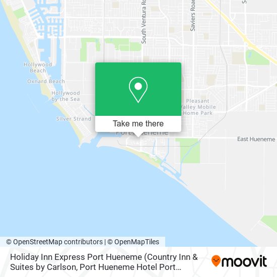 Holiday Inn Express Port Hueneme (Country Inn & Suites by Carlson, Port Hueneme Hotel Port Hueneme) map