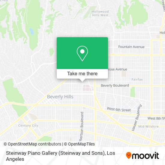 Steinway Piano Gallery (Steinway and Sons) map