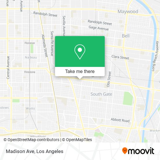 Mapa de Madison Ave