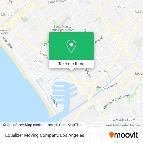 Mapa de Equalizer Moving Company