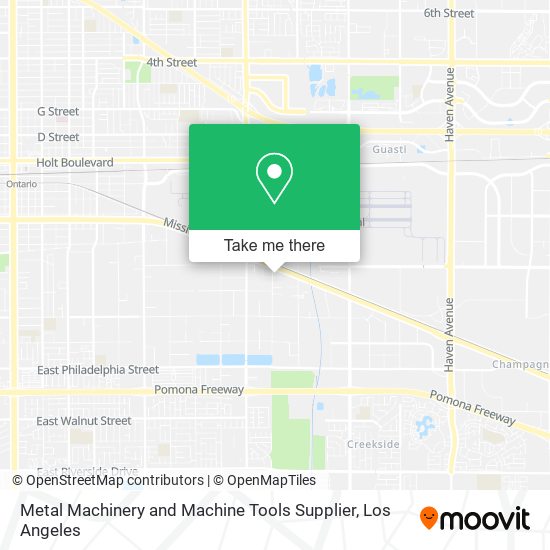 Mapa de Metal Machinery and Machine Tools Supplier
