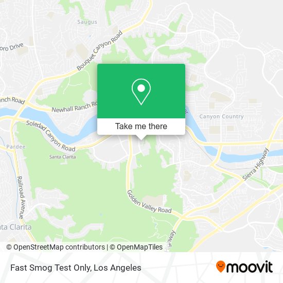 Mapa de Fast Smog Test Only