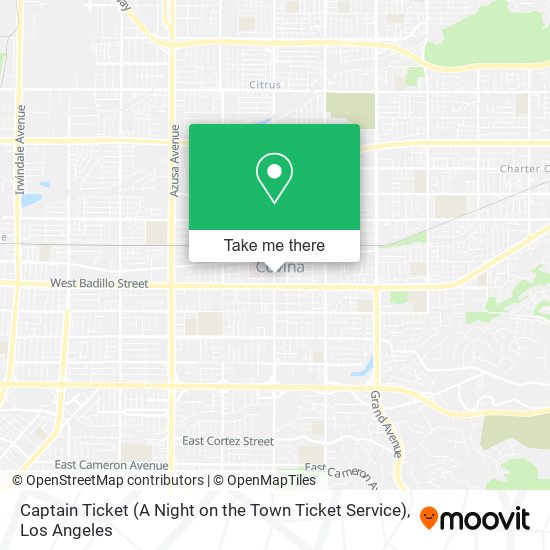 Captain Ticket (A Night on the Town Ticket Service) map