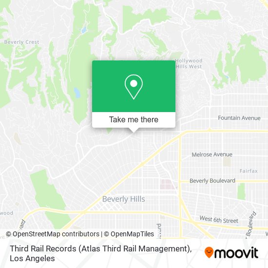 Third Rail Records (Atlas Third Rail Management) map