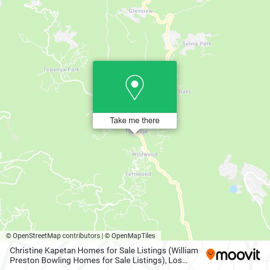 Mapa de Christine Kapetan Homes for Sale Listings (William Preston Bowling Homes for Sale Listings)