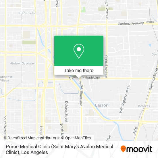 Prime Medical Clinic (Saint Mary's Avalon Medical Clinic) map