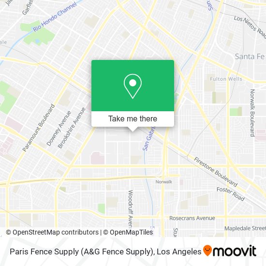 Mapa de Paris Fence Supply (A&G Fence Supply)